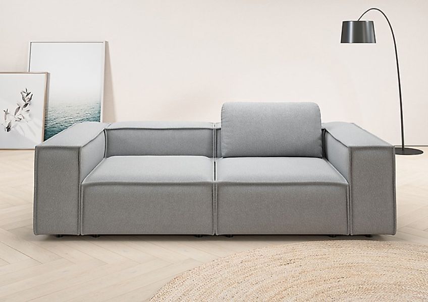 Home affaire 2-Sitzer »Watertown, modernes Sofa 246 cm breit, auch in Feinc günstig online kaufen
