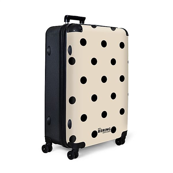 NoBoringSuitcases.com© Hartschalen-Trolley Beigefarbener Hintergrund mit sc günstig online kaufen