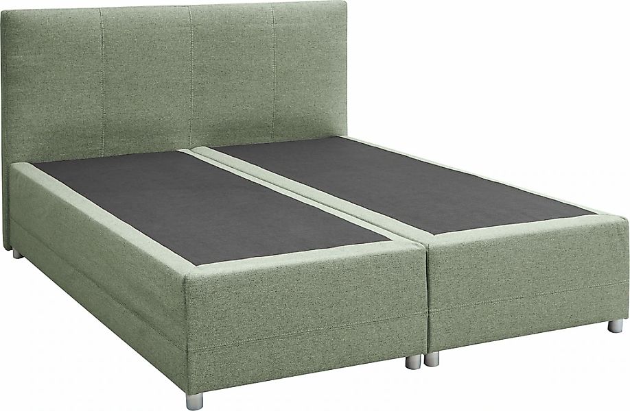 ED EXCITING DESIGN Boxspringbett "Luanda", wahlweise mit Matratze und Toppe günstig online kaufen