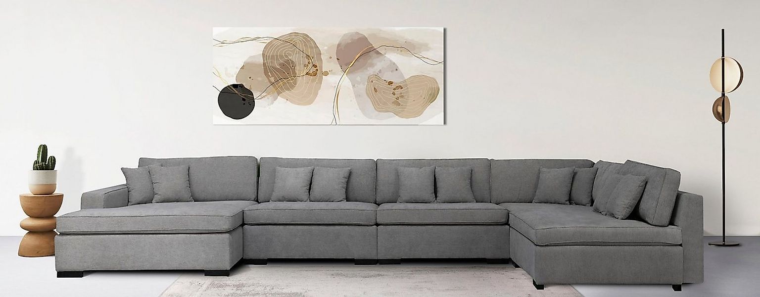 Guido Maria Kretschmer Home&Living Wohnlandschaft Skara XXL U-Form, Lounge- günstig online kaufen