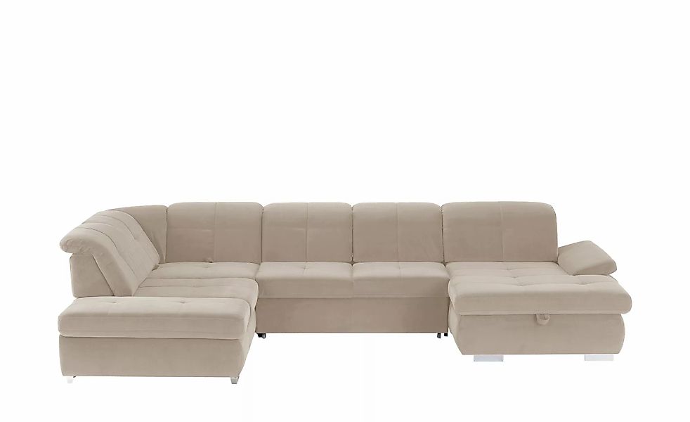 Lounge Collection Wohnlandschaft Mikrofaser  Affair ¦ beige ¦ Maße (cm): B: günstig online kaufen