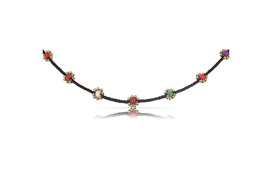 Made by Nami Perlenkette Surfer Halskette Perlen Boho Schmuck, Festival Str günstig online kaufen