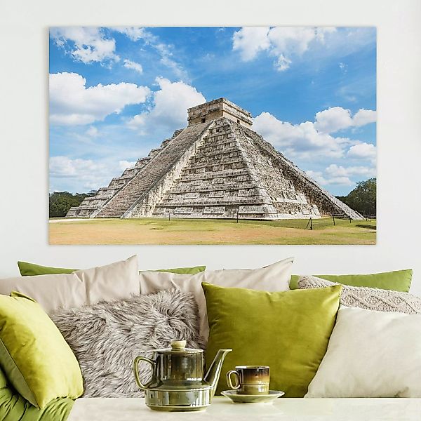 Leinwandbild Maya Tempel günstig online kaufen
