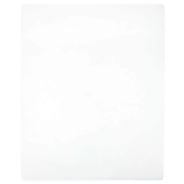 Vidaxl Spannbettlaken Jersey Weiß 90x200 Cm Baumwolle günstig online kaufen
