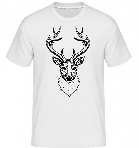 Deer Head Black · Shirtinator Männer T-Shirt günstig online kaufen