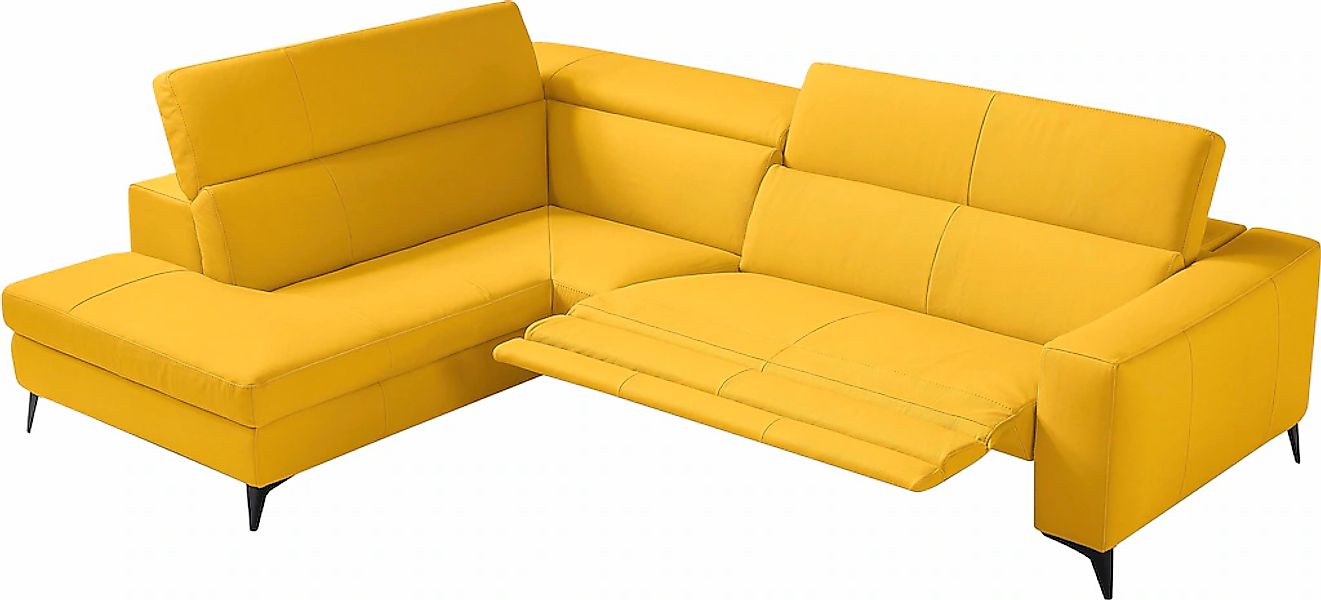 Egoitaliano Ecksofa "Edith, Designsofa mit hohem Sitzkomfort, L-Form", inkl günstig online kaufen