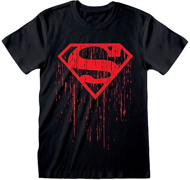 Superman T-Shirt Dripping Symbol T-Shirt günstig online kaufen