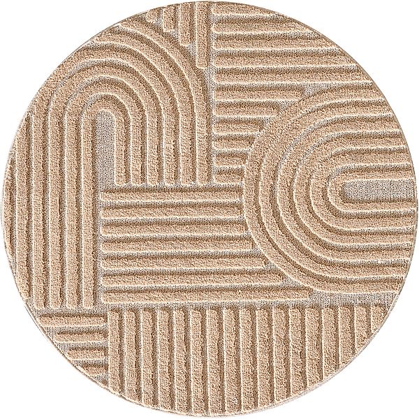 Ayyildiz Teppiche Teppich »ART 1121«, rund, 8 mm Höhe, auch als Teppich eck günstig online kaufen
