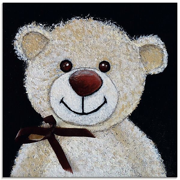 Artland Glasbild "Teddybär", Spielzeuge, (1 St.), in verschiedenen Größen günstig online kaufen