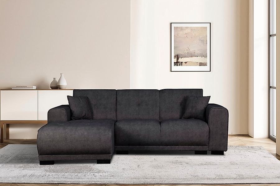 Home affaire Ecksofa »Langeland L-Form«, incl. 2 Zierkissen, Recamiere wahl günstig online kaufen