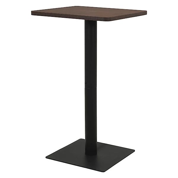 vidaXL BistRotisch Dunkle Esche 70x70x107 cm günstig online kaufen