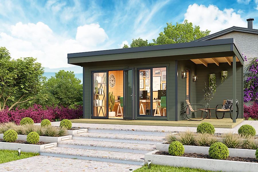 Nordic Holz Gartenhaus "DOMEO 7" günstig online kaufen