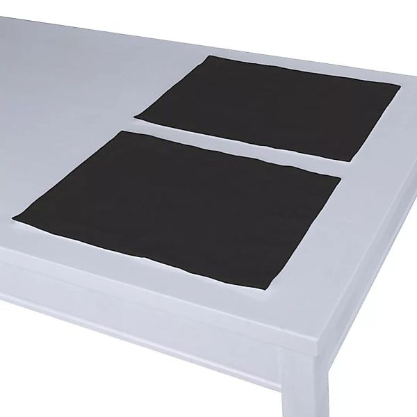 Tischset 2 Stck., anthrazit, 30 x 40 cm, Cotton Panama (702-08) günstig online kaufen