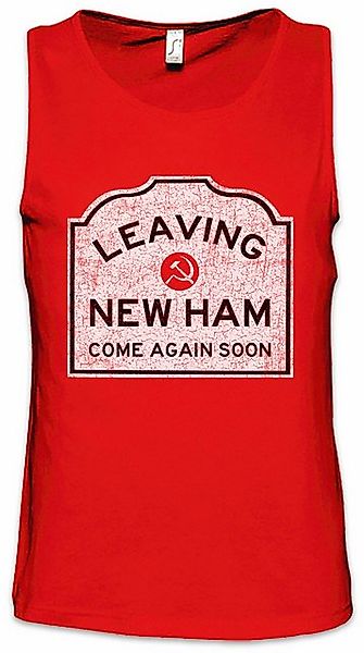 Urban Backwoods Tanktop Leaving New Ham Sign Ärmelloses T-Shirt The Schild günstig online kaufen