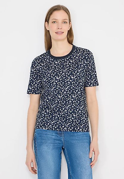 Cecil Rundhalsshirt Rundhalsausschnitt günstig online kaufen