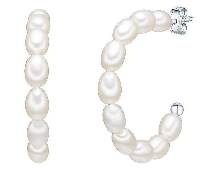 Valero Pearls Perlenohrringe silber, aus Süßwasser-Zuchtperlen günstig online kaufen