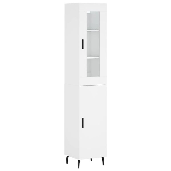vidaXL Highboard Weiß 34,5x34x180 cm Holzwerkstoff 3199185 günstig online kaufen