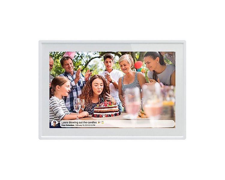 Braun Phototechnik DigiFrame 1019 WiFi 25,7cm (10,1) weiss Digitaler Bilder günstig online kaufen