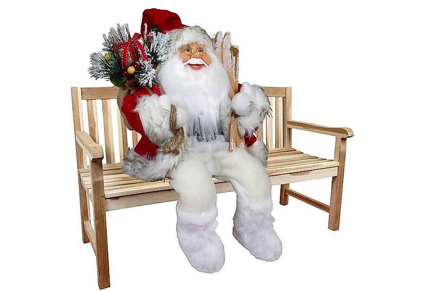 Christmas Paradise Weihnachtsmann Morten 45cm, sitzend (Dekofigur rot-weiß, günstig online kaufen
