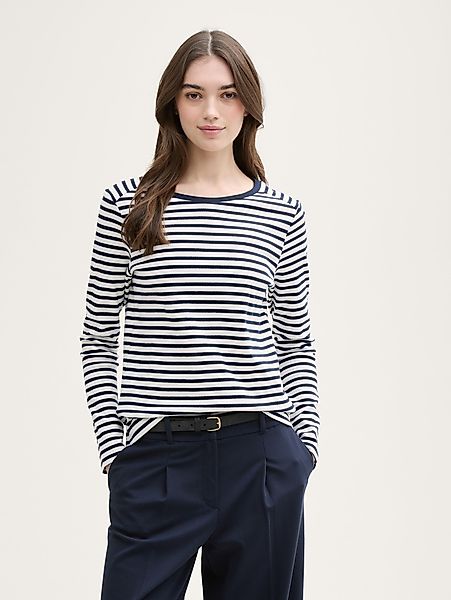 TOM TAILOR Denim Langarmshirt Langarmshirt mit günstig online kaufen