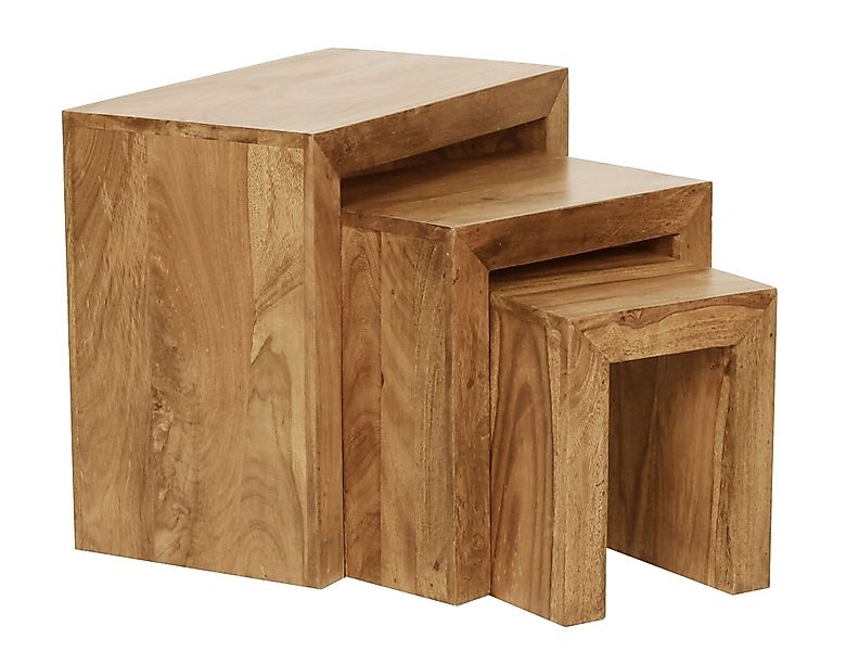 FINEBUY Satztisch SuVa2388_1 (Beistelltisch 3er Set günstig online kaufen