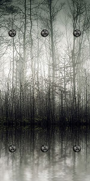 queence Wandgarderobe "Nebeliger Wald" 1 Stk. tlg. Wandpaneel aus Acrylglas günstig online kaufen