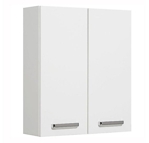 Lomadox Hängeschrank WARSCHAU-66 Badezimmer Wandschrank in weiß glänzend - günstig online kaufen
