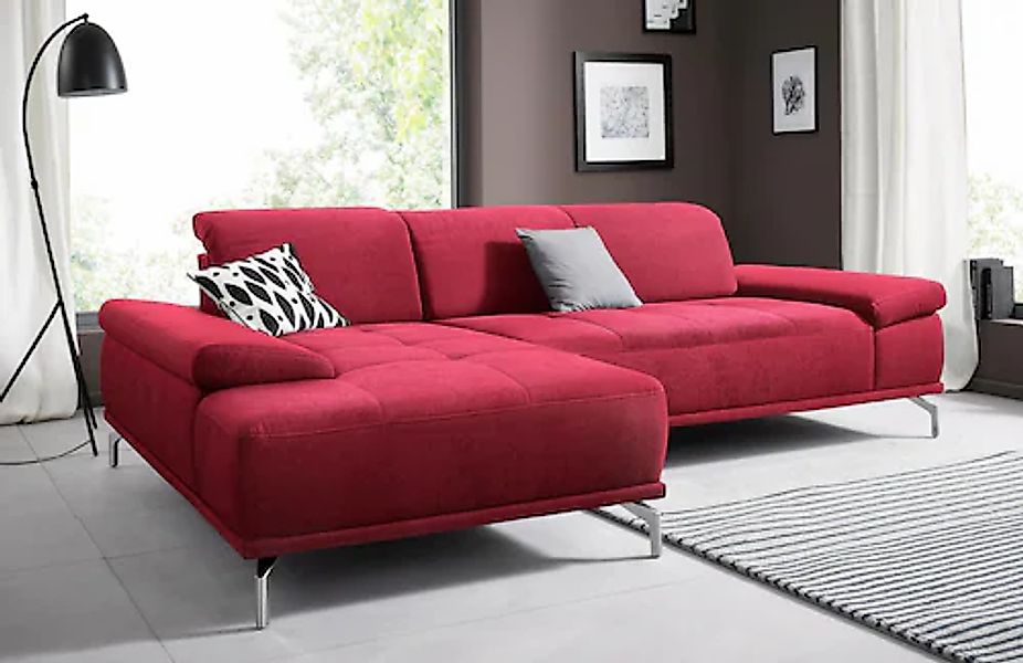 Places of Style Ecksofa »Caluna«, Inkl.Sitztiefenverstellung, wahlweise mit günstig online kaufen