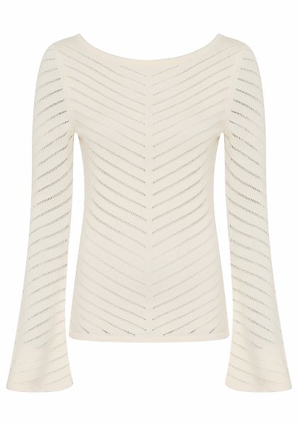 BOSS ORANGE Strickpullover "Falonina Premium Damenmode" mit feinem Lochstri günstig online kaufen