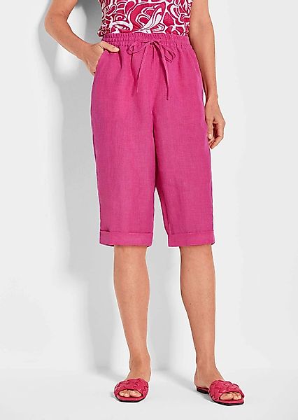 GOLDNER Schlupfhose Kurzgröße: Leinen-Bermuda CARLA günstig online kaufen