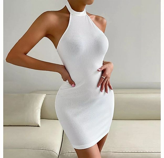 BlauWave Wickelkleid Damen Sexy Bodycon Kleid Ärmellos Slim Kleider (1-tlg) günstig online kaufen