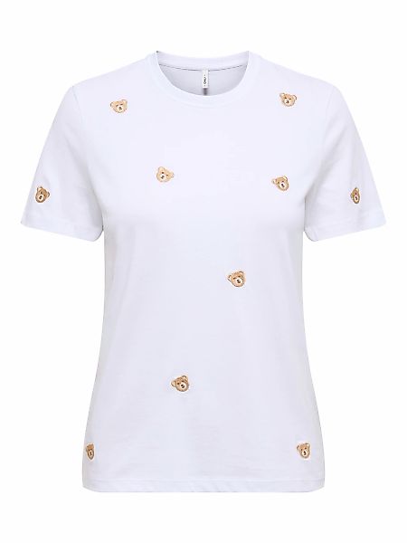 ONLY Kurzarmshirt "ONLKETTY LIFE S/S O-NECK TOP JRS NOOS" günstig online kaufen