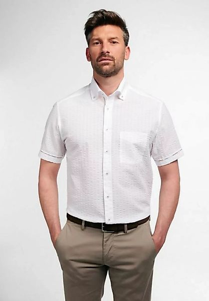 Eterna Kurzarmhemd Eterna kurzarm Hemd Regular fit Seersucker günstig online kaufen