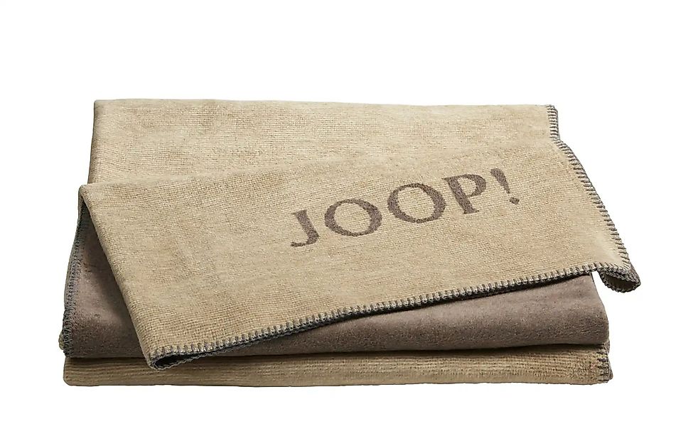 JOOP! Wohndecke  JOOP! Melange-Doubleface ¦ braun ¦ Baumwollmischgewebe ¦ M günstig online kaufen