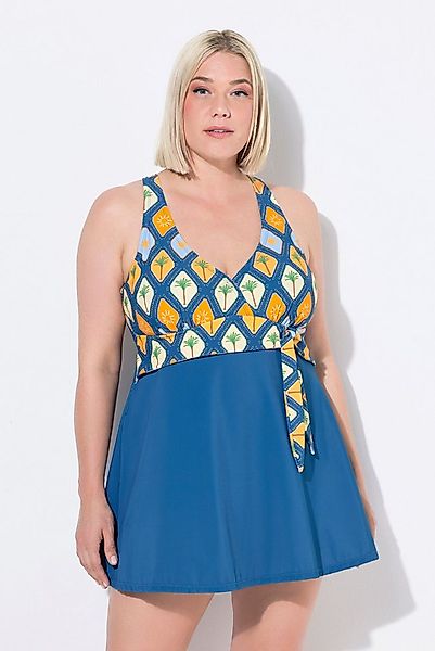 Ulla Popken Badekleid Badekleid Schleife Softcups Neckholder-Optik günstig online kaufen