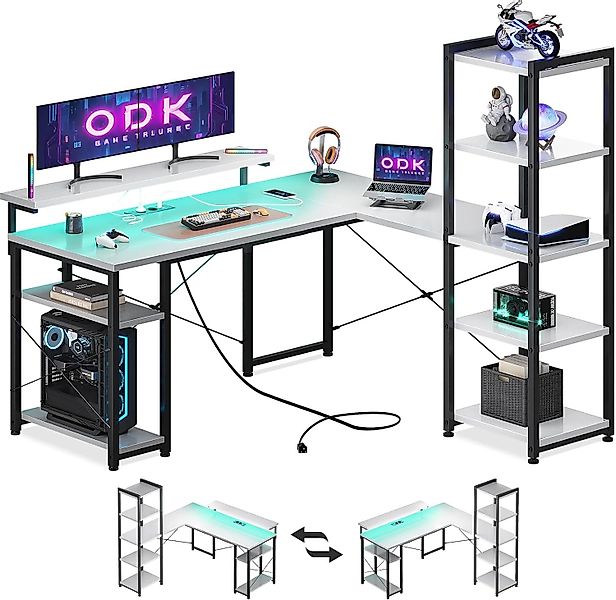 ODK Gamingtisch ODK L Form Gaming günstig online kaufen