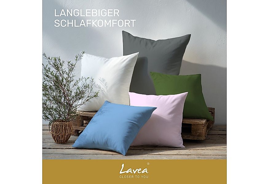 Lavea Kissenbezug 2er Set Kissenhülle Jersey, 100% Baumwolle, Kissenbezüge, günstig online kaufen
