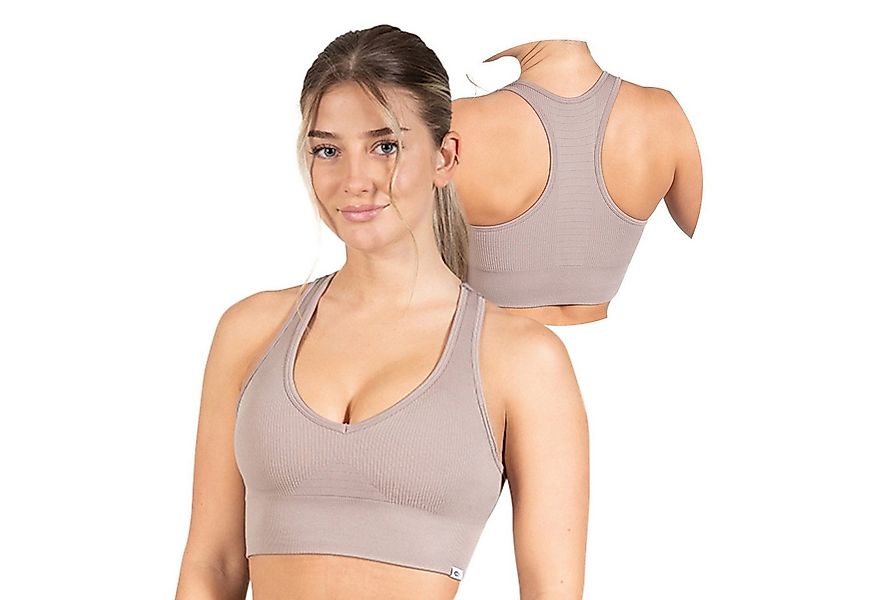 Smilodox Sport-BH Amaze Pro, Seamless Sport Bra Gerippter Stoff Fitness Yog günstig online kaufen