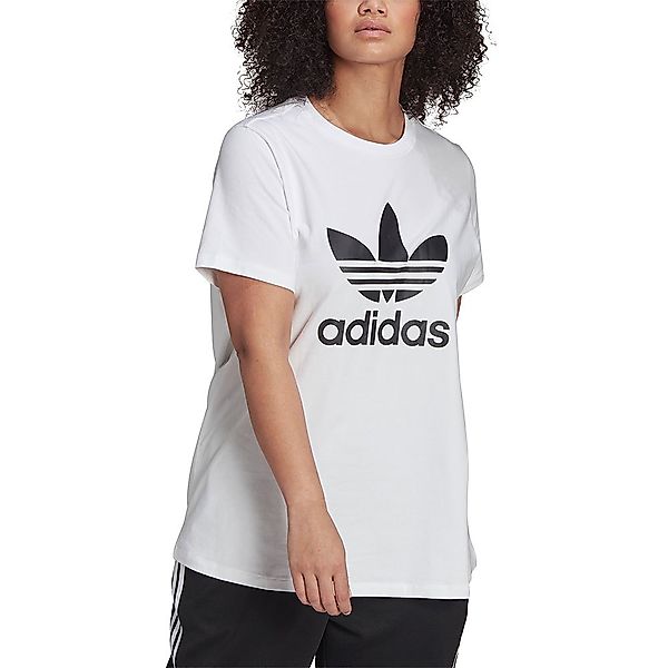 Adidas Originals Trefoil Big Kurzärmeliges T-shirt 4X White günstig online kaufen
