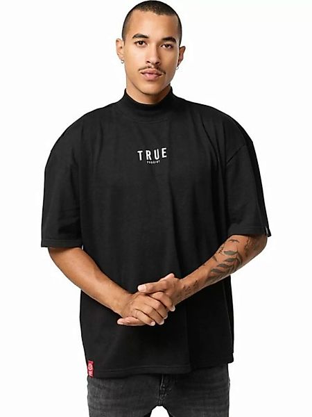 trueprodigy Oversize-Shirt Riley Logoprint Stehkragen dicker Stoff günstig online kaufen