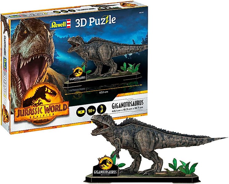 Revell® 3D-Puzzle Jurassic World Dominion - Giganotosaurus, 60 Puzzleteile günstig online kaufen