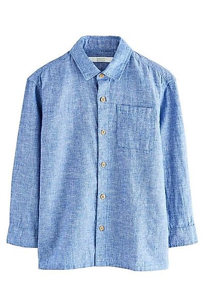 Next Langarmhemd Relaxed Fit Langarmhemd aus Leinen (1-tlg) günstig online kaufen