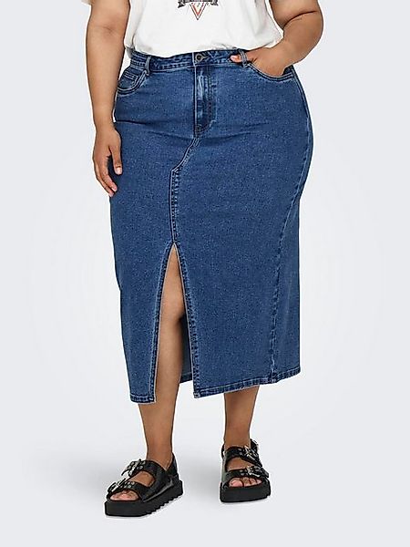 ONLY CARMAKOMA Jeansrock CARSIRI FRONT SLIT günstig online kaufen