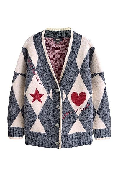 Rockett St George Strickjacke Rockett St George Strickjacke mit Harlequin-M günstig online kaufen