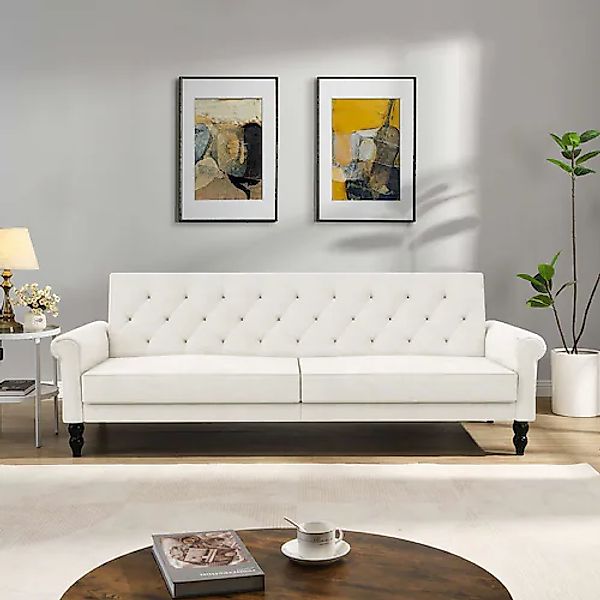 Dorel Home 3-Sitzer »Tyne« Schlafsofa 222 cm, Bettfunktion (110/190cm), pfl günstig online kaufen