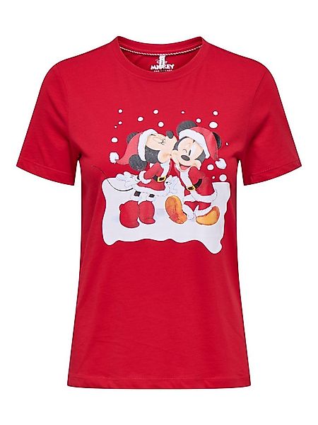 ONLY Kurzarmshirt ONLMICKEY LIFE REG S/S TOP BOX XMAS JRS günstig online kaufen