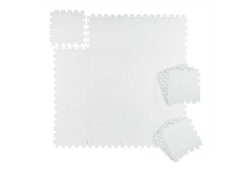 relaxdays Puzzlematte Bodenschutzmatte 30x30cm 24er Set günstig online kaufen