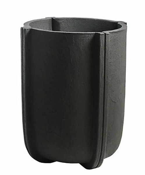 Blumentopf Cassero plastikmaterial grau schwarz / Ø 60 cm x H 70 cm - Kunst günstig online kaufen