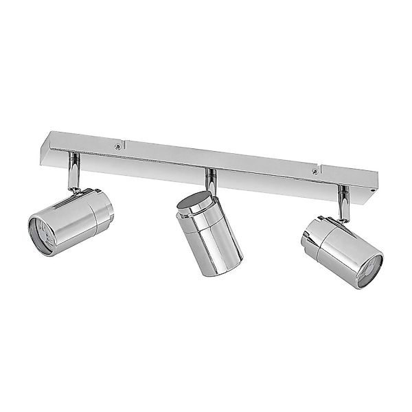 Lindby Strahler Remilan 9628133 Modern in Chrom aus Metall 3-flammig GU10 W günstig online kaufen
