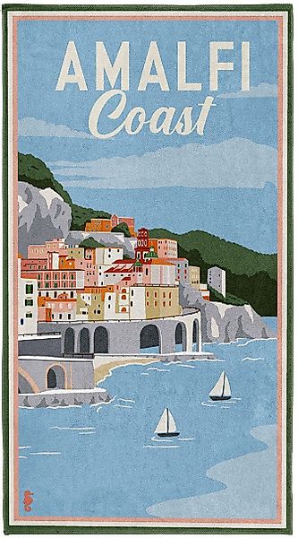 Seahorse Strandtuch "Amalfi" 90x170, für Sauna und Pool, mit Amalfi Küsten günstig online kaufen